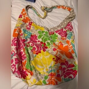 Thirty one tote tropical reversible